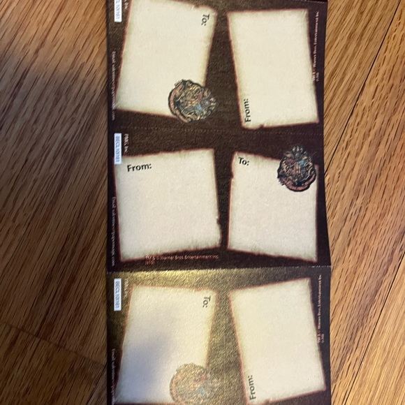 A  set of 14  unused  new class Harry potter vintage valentines. - Picture 7 of 11